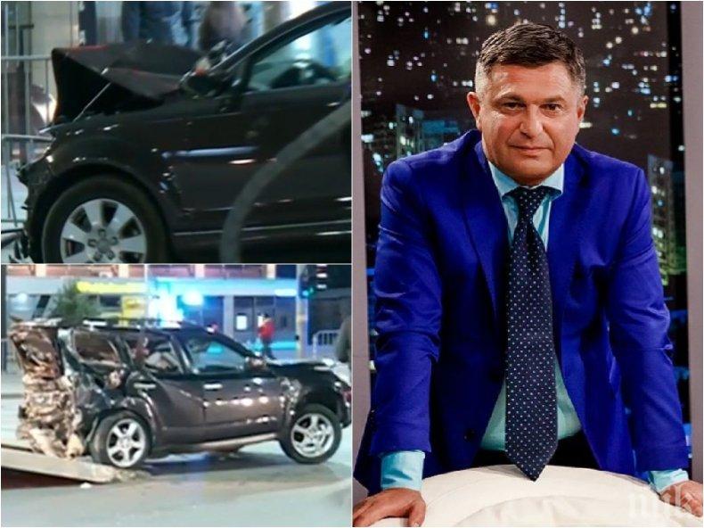 ПЪРВО В ПИК: Дрогиран шофьор убил на място Милен Цветков! Журналистът чакал на червен светофар, когато го връхлита 22-годишният джигит (ШОКИРАЩИ СНИМКИ)