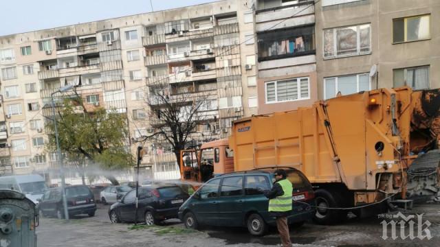 Дезинфекцират 4100 контейнера в Пловдив