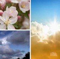 КАПРИЗНО ВРЕМЕ: Понеделник идва със слънце, дъжд и гръмотевици