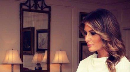 мелания тръмп отпразнува юбилей изолация