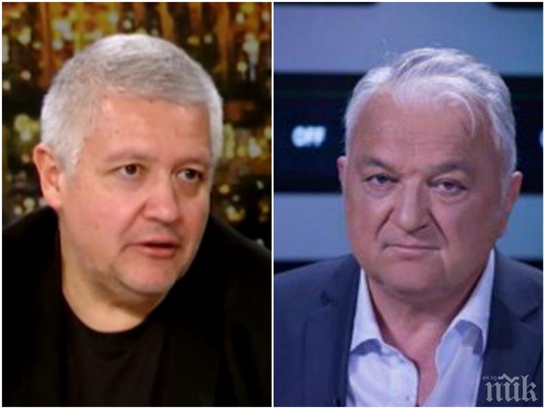 Сблъсък в ефир! Недялко Недялков към Сашо Диков: Защо даваш ефир на собственика на най-гнусния фейк сайт Бабикян? Години наред пише гадости и правосъдието трябва да го стигне