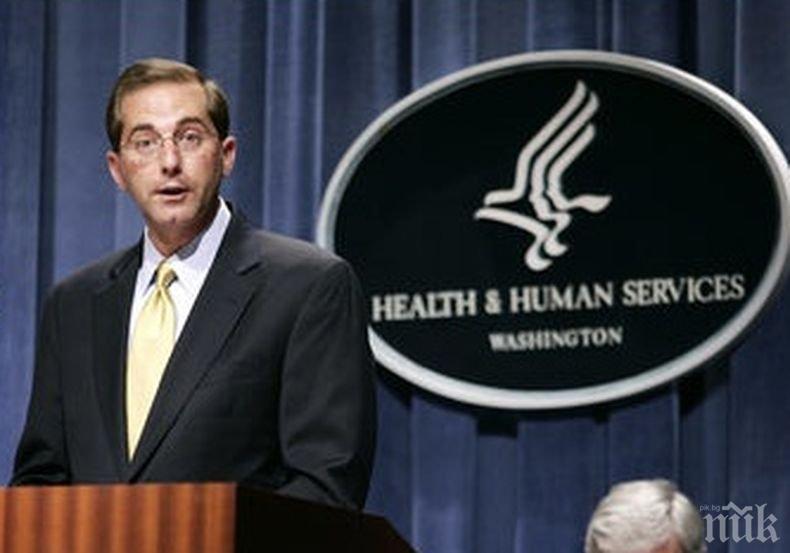 От Белия дом търсят нов здравен министър
