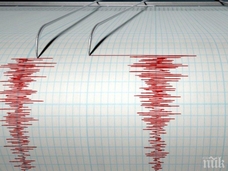 Земетресение с магнитуд 5.5 по Рихтер бе регистрирано край бреговете на Тонга