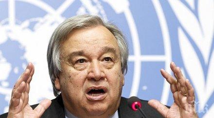 генералният секретар оон осъди взрива сирийския град африн