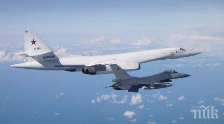 два руски бомбардировача 160 летели осем часа балтийско море