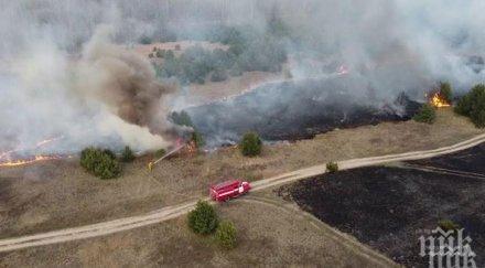 пожарът района бившата аец чернобил окончателно локализиран