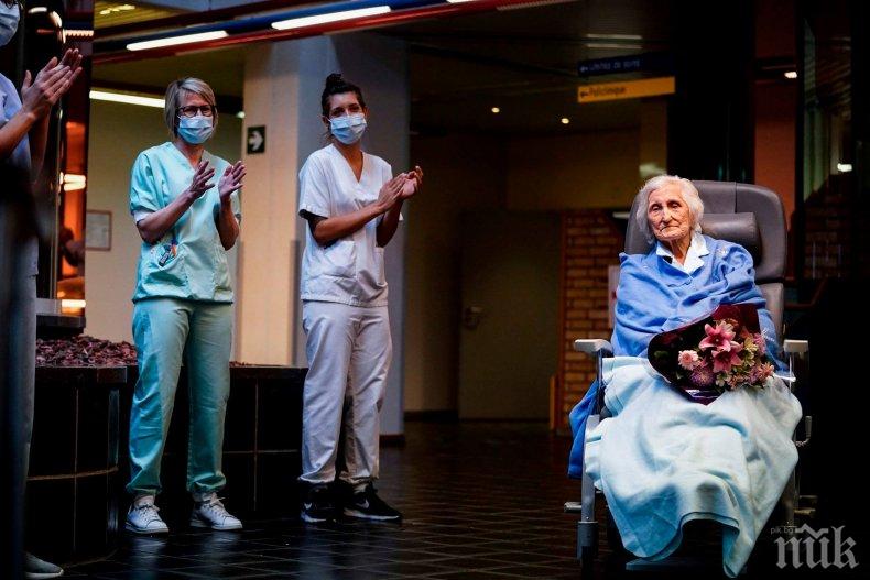 100-годишна белгийка пребори коронавируса