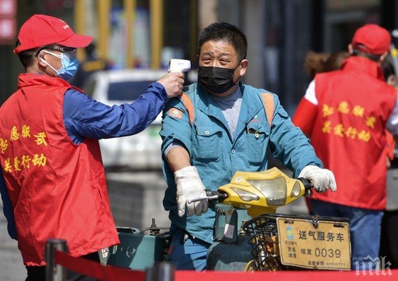 Шест нови случая на заразени с коронавирусната инфекция в Китай за денонощие