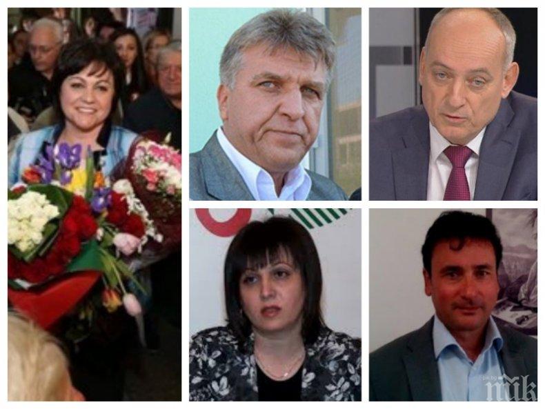 Войната с Гергов: Депутатите наемници на червената лидерка Корнелия Нинова с тлъсти досиета за прокуратурата