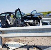 Трима души са в болница след тежка катастрофа на пътя Варна-Добрич