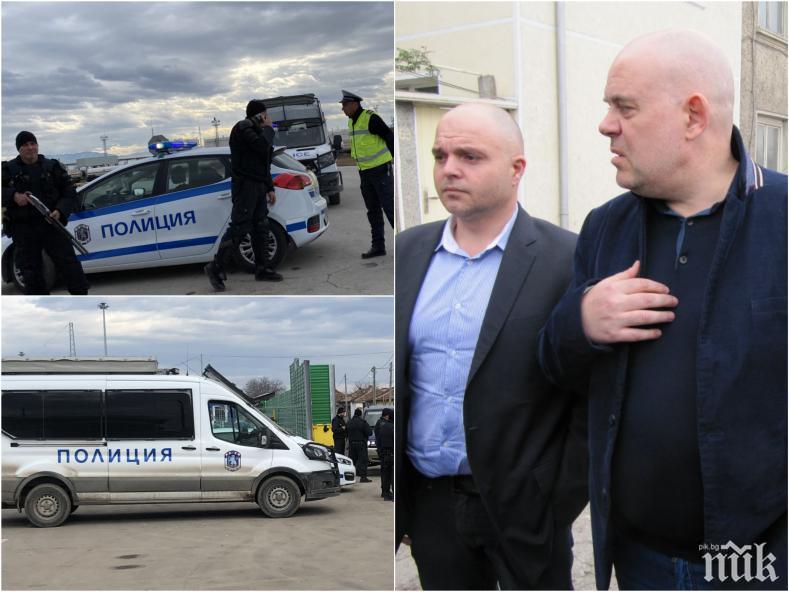 ИЗВЪНРЕДНО В ПИК: Акция на прокуратурата и МВР в Ботевград, на място са Иван Гешев и Ивайло Иванов (ВИДЕО/СНИМКИ)