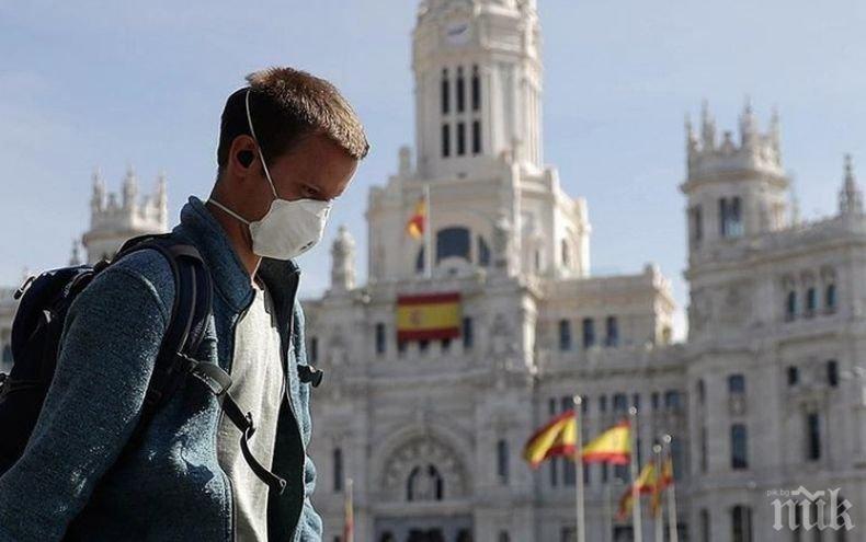 Жертвите на коронавируса в Испания за ден са най-малко от 18 март