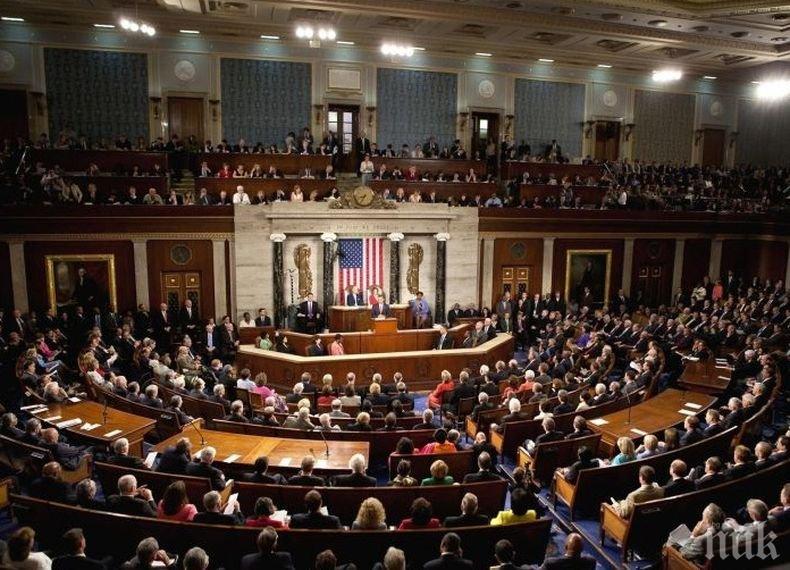 Конгресът на САЩ отхвърли предложението на Белия дом за бързо тестване за коронавирус на законодателите