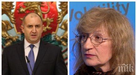 червена шаманка обясни румен радев губещ кризата орехавя връзката президента гражданите