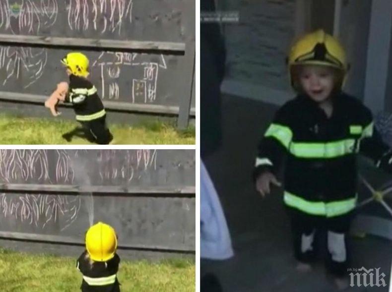 Хит: Тригодишно момиченце взриви социалните мрежи с демонстрация на уменията си на ...