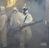 Екип на ВМА започна дезинфекция на болницата във Видин