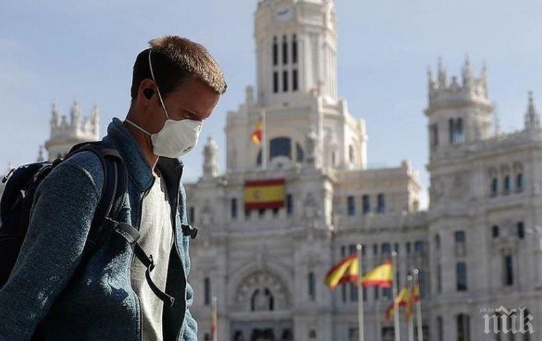 Броят на жертвите на коронавируса в Испания вече е близо 26 500 души