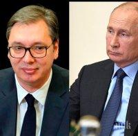 Вучич и Путин се чуха по телефона за коронавируса и други важни теми