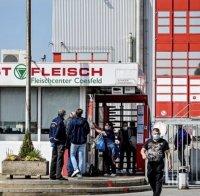 Мерки: В Германия ще тестват за COVID-19 в кланиците, в които работят и българи