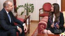 Радев и Херо Мустафа обсъдиха двустранното стратегическо партньорство