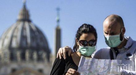 глоби 450 евро изхвърлена маска италия