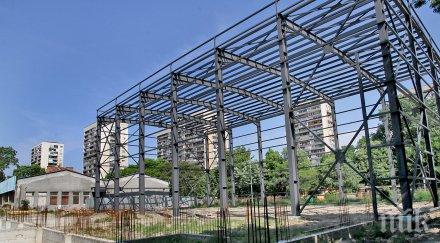 коронавирусът спря строителството зала дунав пловдив