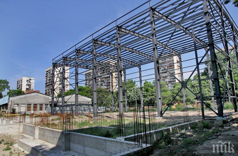 Коронавирусът спря строителството на зала Дунав в Пловдив
