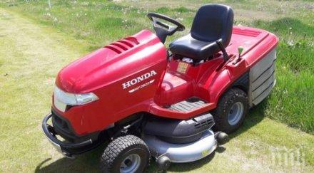 злодеи потрошиха косачка бона футболния клуб рилски спортист