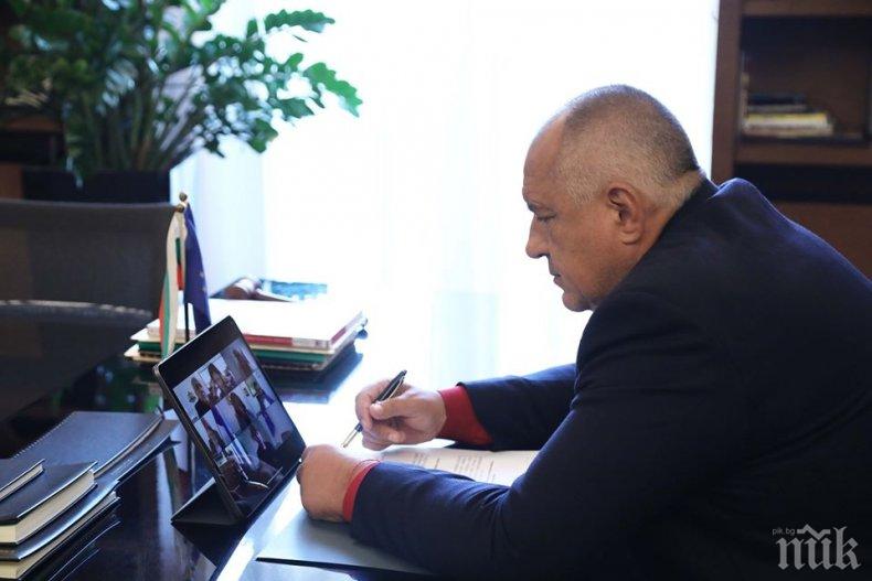 Борисов на онлайн балканска среща, решават как ще се пътува между съседните държави