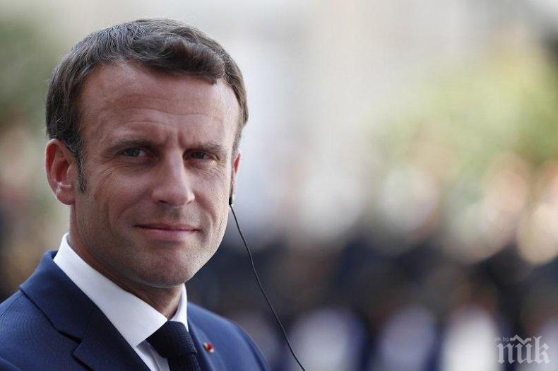 Президентът на Франция иска силна европейска координация в здравеопазването