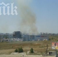Пожар до летище София?