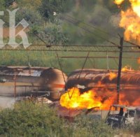 Ужас! Запали се и цистерната с 20 тона газьол край Варна