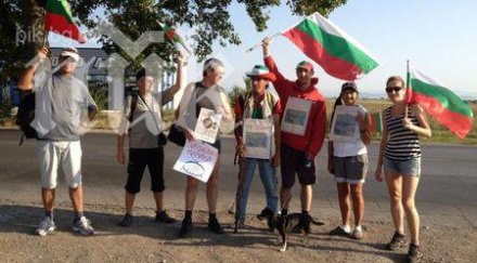 протестният поход стигна бургас