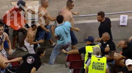 бой фенове динамо букурещ стяуа видео