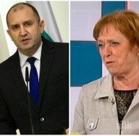 В ДЕСЕТКАТА! Надежда Захариева попиля Румен Радев за празния му поздрав за 24 май: Невежеството е по-удобно на човечеството