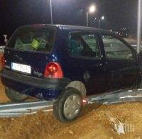 Пияна перничанка се разби с рено 