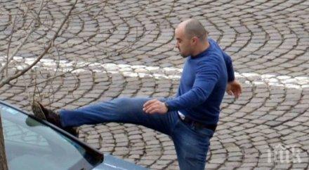 ДИВ ЕКШЪН: Шофьор налетя на друг след лек пътен инцидент в Пловдив