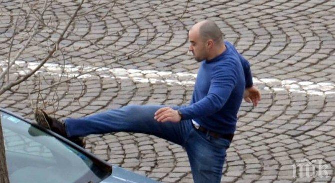 ДИВ ЕКШЪН: Шофьор налетя на друг след лек пътен инцидент в Пловдив