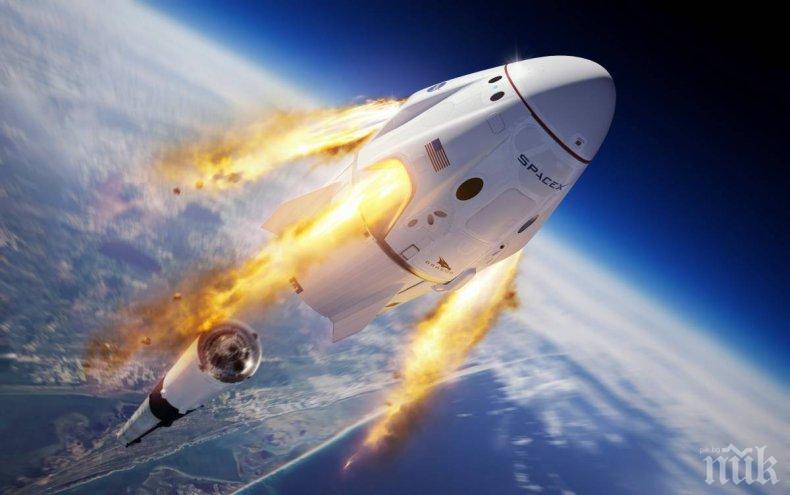 Корабът на SpaceX прелита над България (СНИМКА)