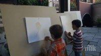 Деца от цяла България рисуват Старинен Пловдив