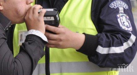 задържаха шофьор 343 промила алкохол возил работници