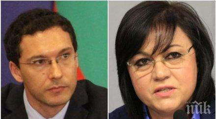 даниел митов безпощаден червената лидерка идването власт една фашизирана национал социалистическа партия начело нинова свързана кремъл ужасяващо