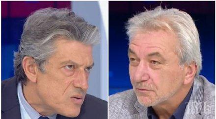 искри ефира политолозите антоний гълъбов росен карадимов спор скандала боклука