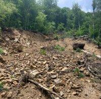 Започва укрепването на срутищата по пътя за Рилския манастир

