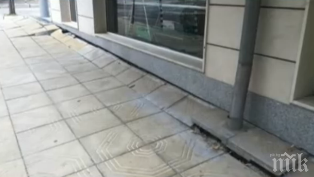 Блок в София пропада, търсят причината