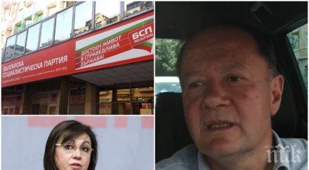 червен огън миков скочи нинова управлява партията фирма прави интриги изпраща придворните момчета атакуват инакомислещите