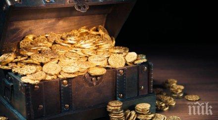 имане бронзов ковчег злато милион долара открит скалистите планини санта