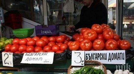 доматите краставиците поскъпват ягодите поевтиняват
