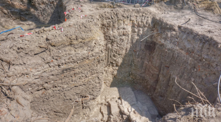 археолозите откриха късноантична баня центъра варна