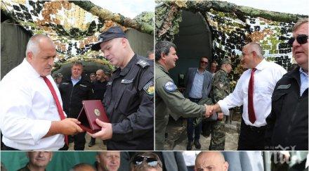 първо пик борисов неуморен премиерът гледа стрелбите военния флот нос емине видео